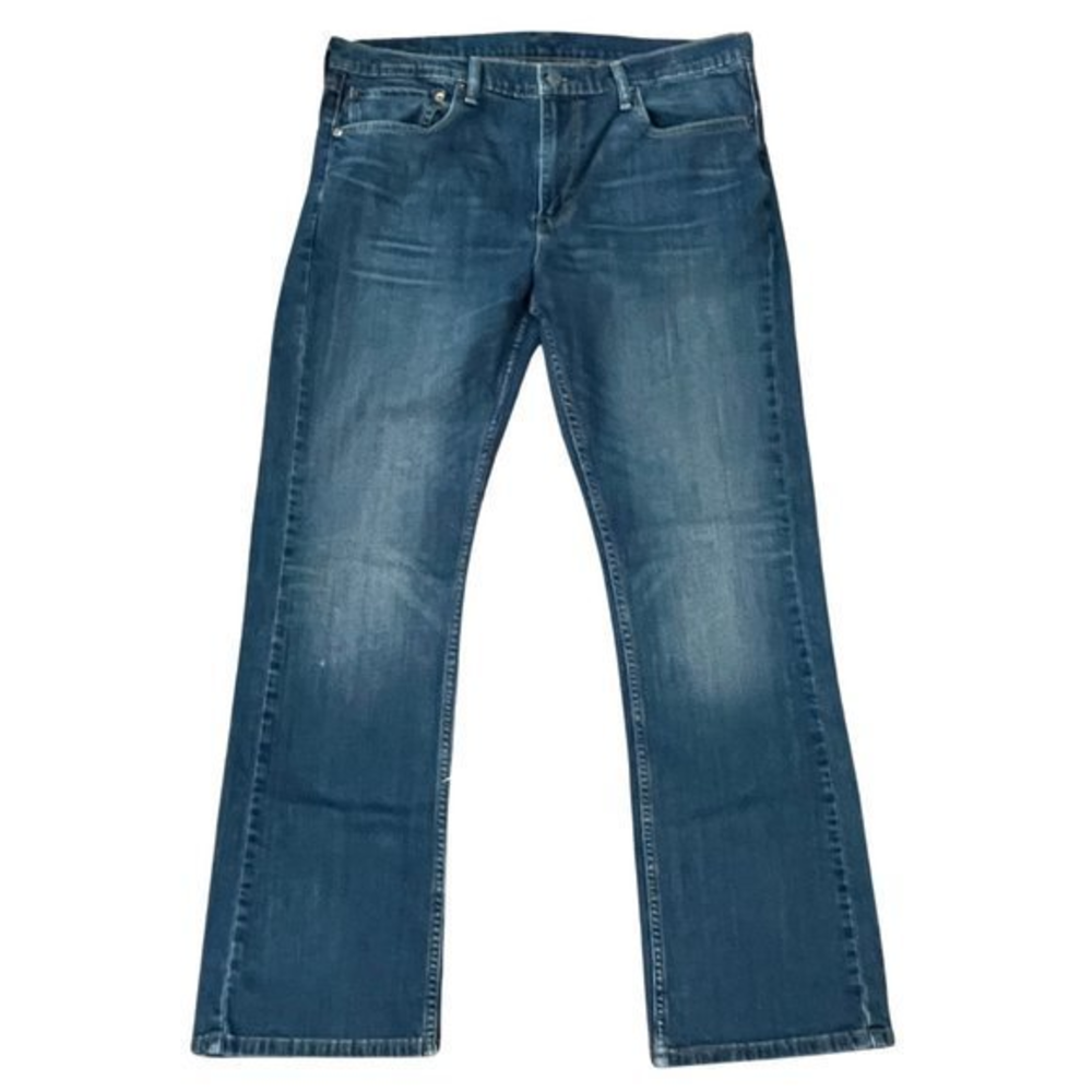 Levi's 627 Straight Leg Zip Fly Medium Wash Denim Jeans Men's Size 36 x 32